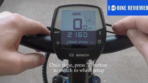 How to : Use and Setup Bosch Intuvia Display (Access to secret setup menu too)