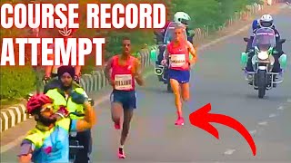 INSANE Half Marathon Course Record Attempt (Race Reaction)