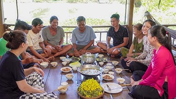 Bữa Cơm Ấm Áp của Đại Gia Đình Mùa Gió Bấc với món Cá Nhúng Giấm Rau Đồng | HQ #1749