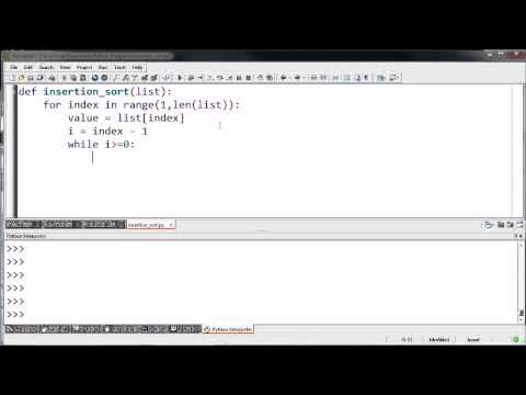 Insertion Sort in Python