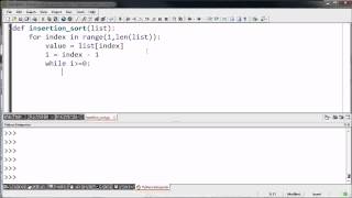 Insertion Sort in Python