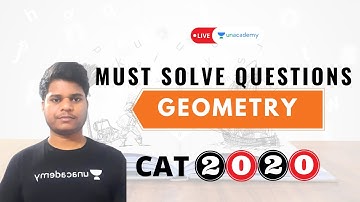 Must questions for CAT 2020 | Geometry 1 | Rahul Anant | Live on Unacademy CATalyst