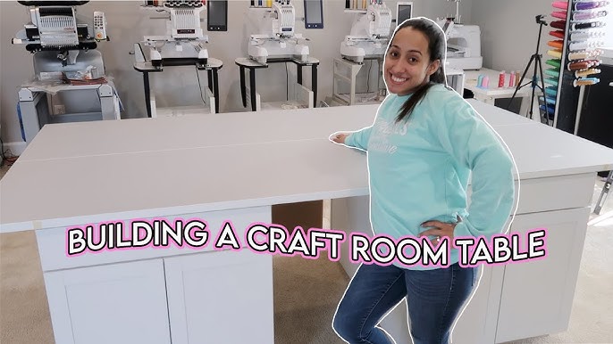 Building My Craft Table with TONS of Storage