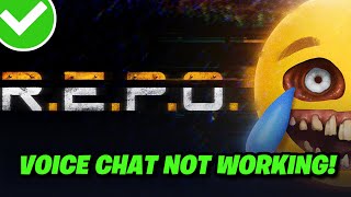 How to FIX GAME VOICE Chat & Mic not Working in R.E.P.O. Fix!