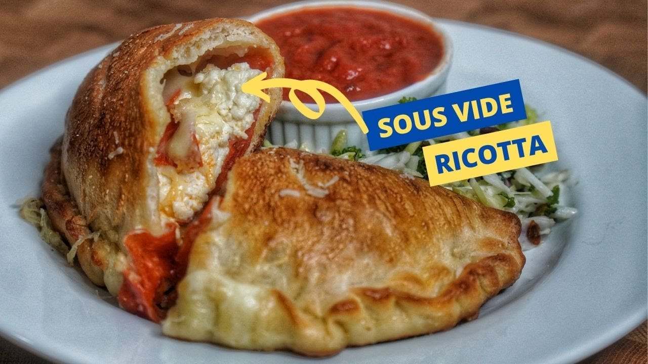 HOW TO SOUS VIDE Ricotta [Pepperoni Calzone] YouTube