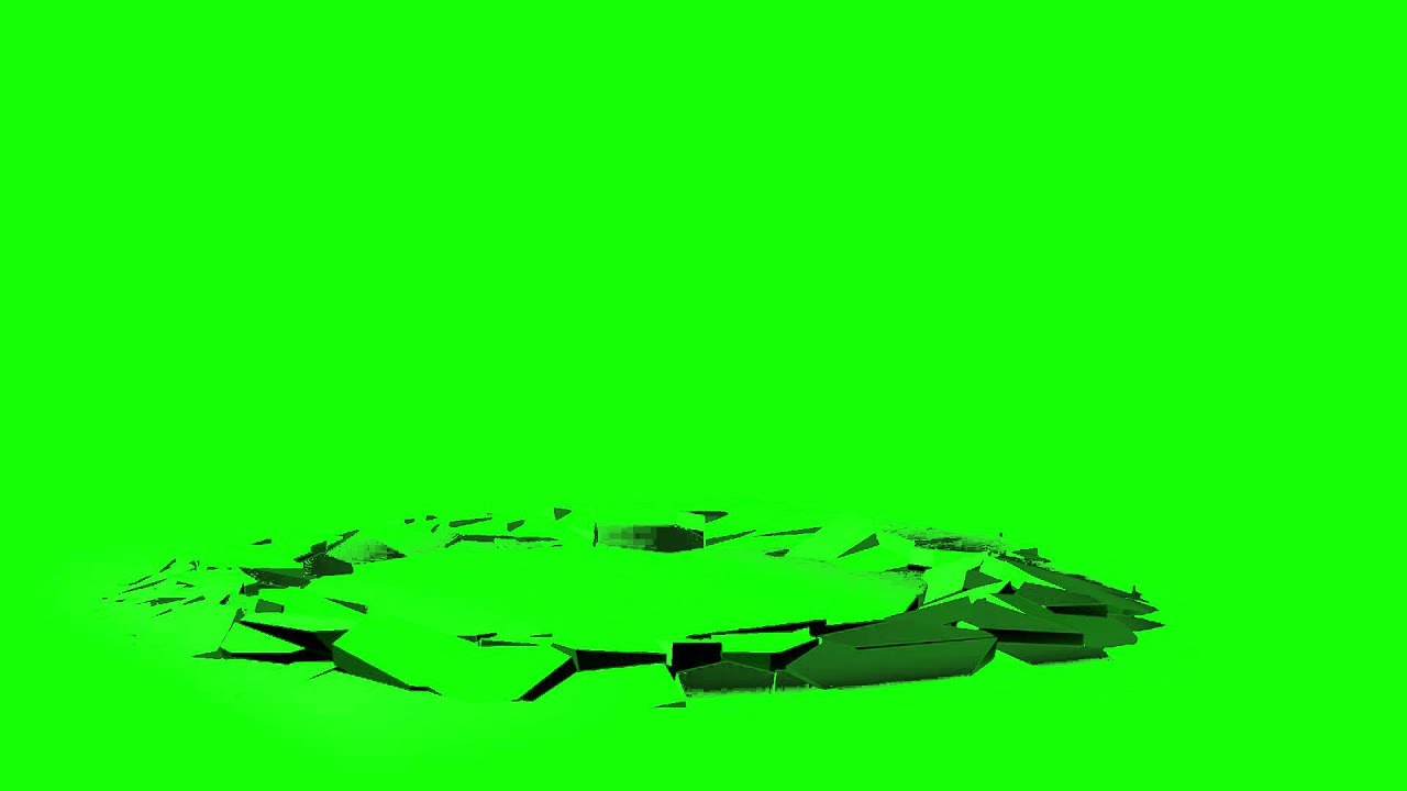 FREE Green screen Effects ground Fracture crack Wave ground explosions debris break FULL HD