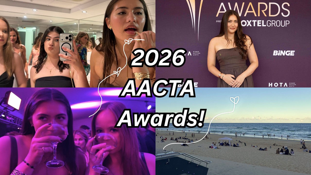 we went to the AACTA awards & festival!!! | red carpet, premiere, panels & beach!