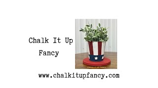 DIY Americana Top Hat Decor