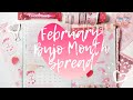 February with Love || Bujo Month Spread