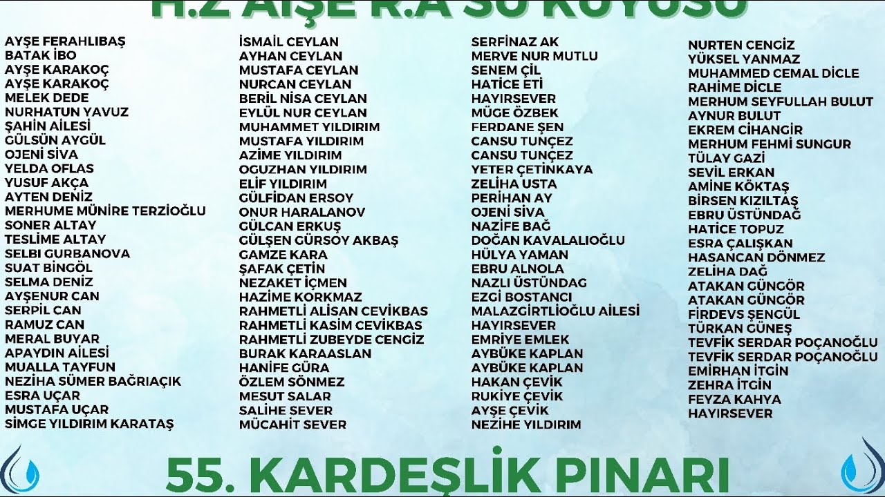 55. KARDEŞLİK PINARIMIZ AÇILDI 