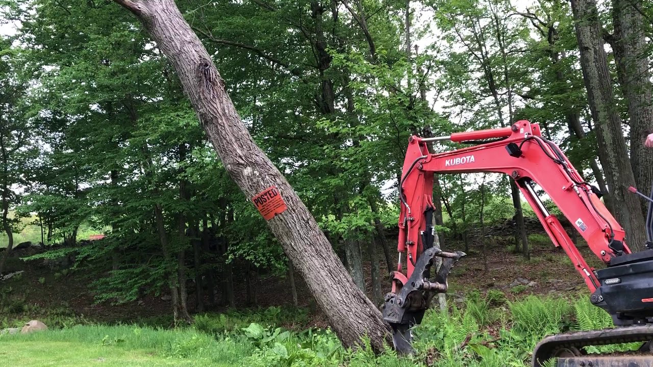 Kubota KX713 with ripper tooth YouTube