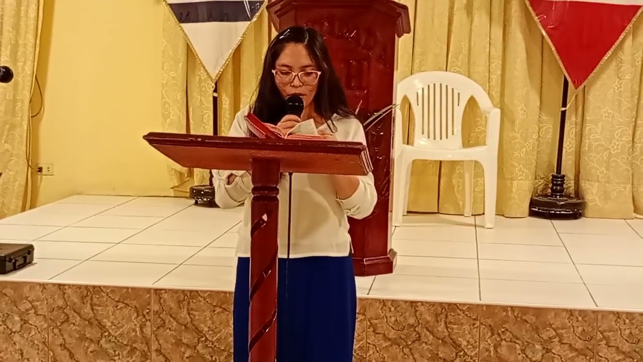 Lectura Biblica:La Hna Thalia Torres-Iglesia Visión Misionera Mundial "La Shekinah"