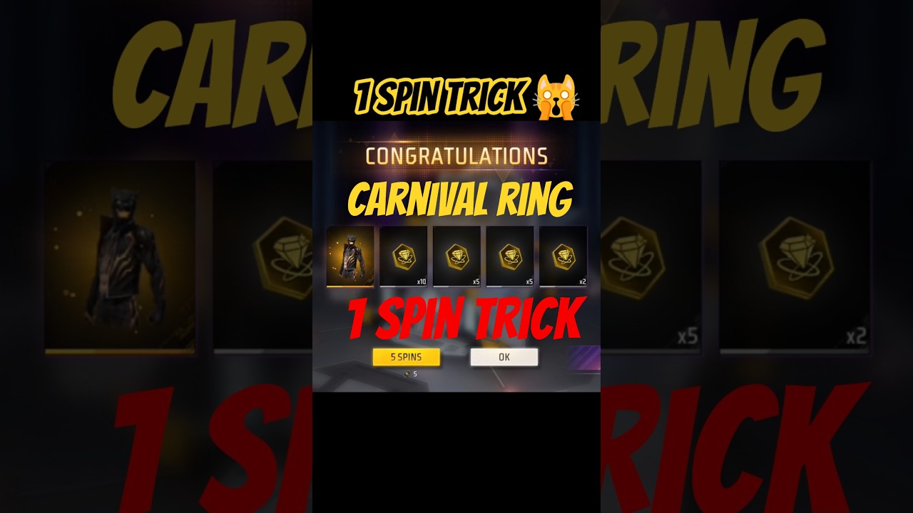 Carnival Ring Event Free Fire 😱 | Beat Beast Bundle Ring Event Ff | Free Fire New Event 
