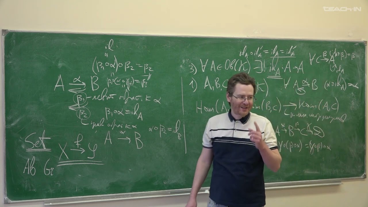 Гугнин Д.В. - Теория гомологий - 11. Теория категорий, функтор Hom