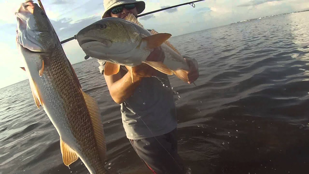 Double header gopro redfish