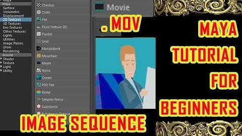 how to import image sequence in maya |image sequence AND MOV IN MAYA|how to import video in maya