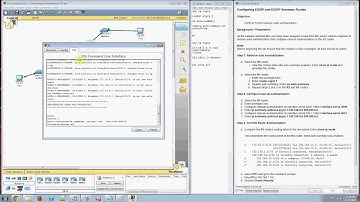 cisco d3 5 4 2 eigrp summary routes packet tracer
