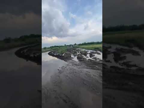 На Каменке размыло дорогу