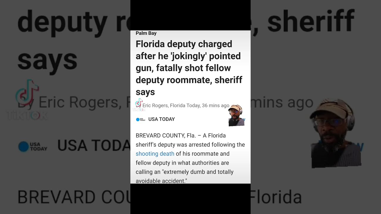 Deputy charged with fatal shooting of fellow Deputy while joking around #florida #shorts #acabdevil