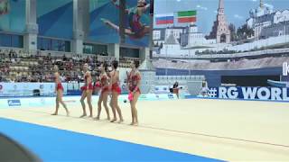 Team China - 3 balls 2 ropes 19.500 WCC Kazan 2018 AA