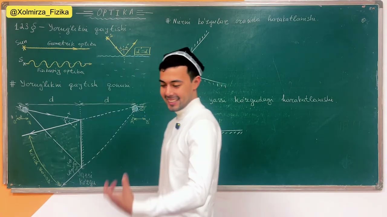 123-mavzu Innova || Yorug'likni qaytish qonuni. #fizika #milliysertifikat 