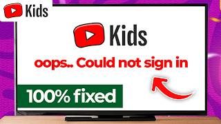 Youtube kids profile sign in problem in android tv | Can't Sign in to Youtube Kids on Android TV screenshot 5