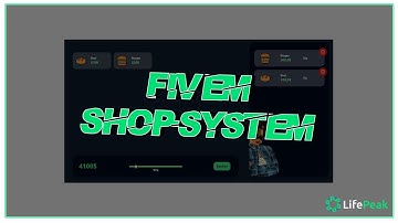 FiveM Shop-System | Fully Configurable | [LifePeak-Scripts]