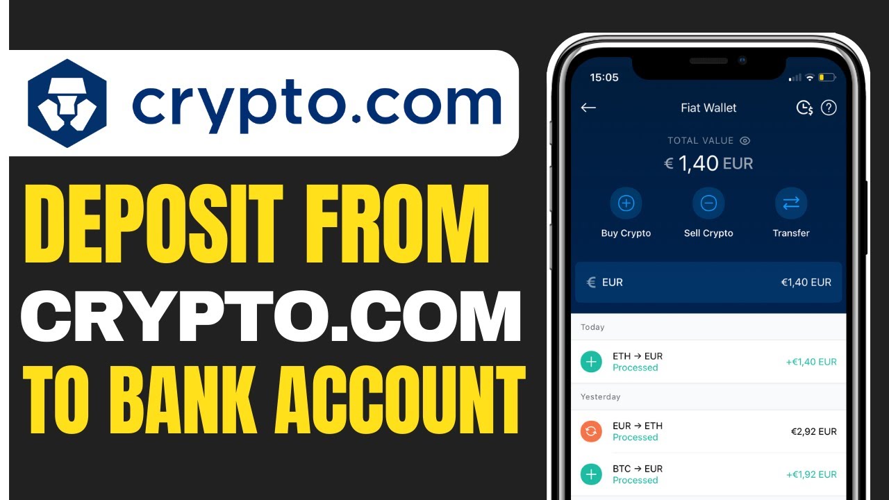 How to Deposit Money From Crypto.com to My Bank Account (2026)
