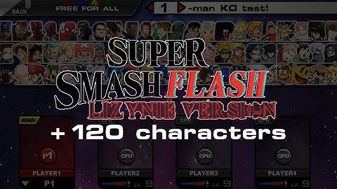 SSF2 MODPACK RETURN: Super Smash Flash Lizynie Version (+120 Characters)
