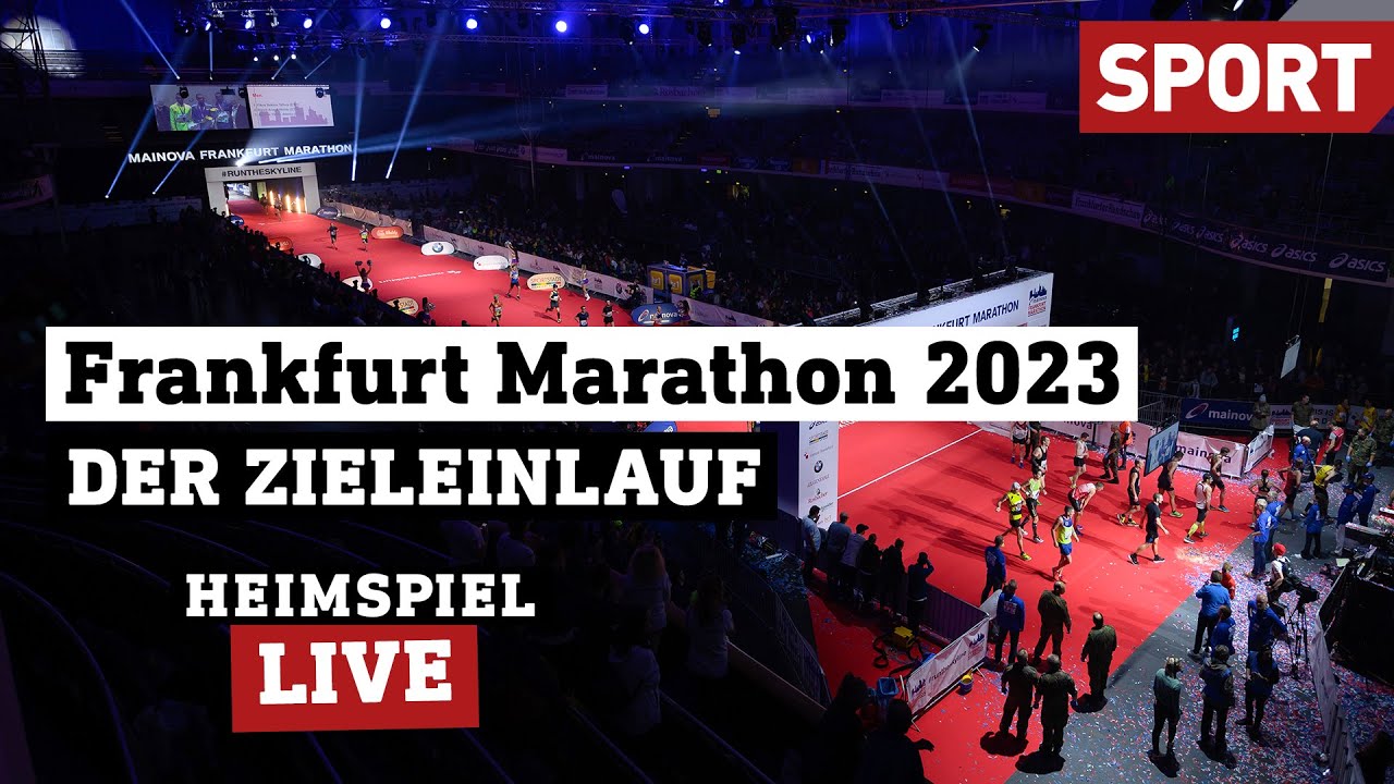 Frankfurt Marathon 2023 - Die Zielkamera heimspiel extra Livestream