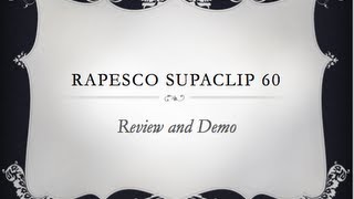 Rapesco SupaClip 60 Review and Demonstration