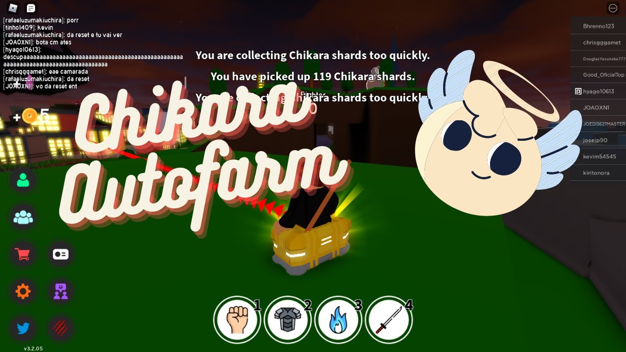 ANIME FIGHTING SIMULATOR CHIKARA AUTOFARM! (WORKING 2020 ...