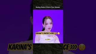 Ranking Karina’s Divorce Voice #지젤 #에스파 #카리나 #닝닝 #윈터 #aespa …