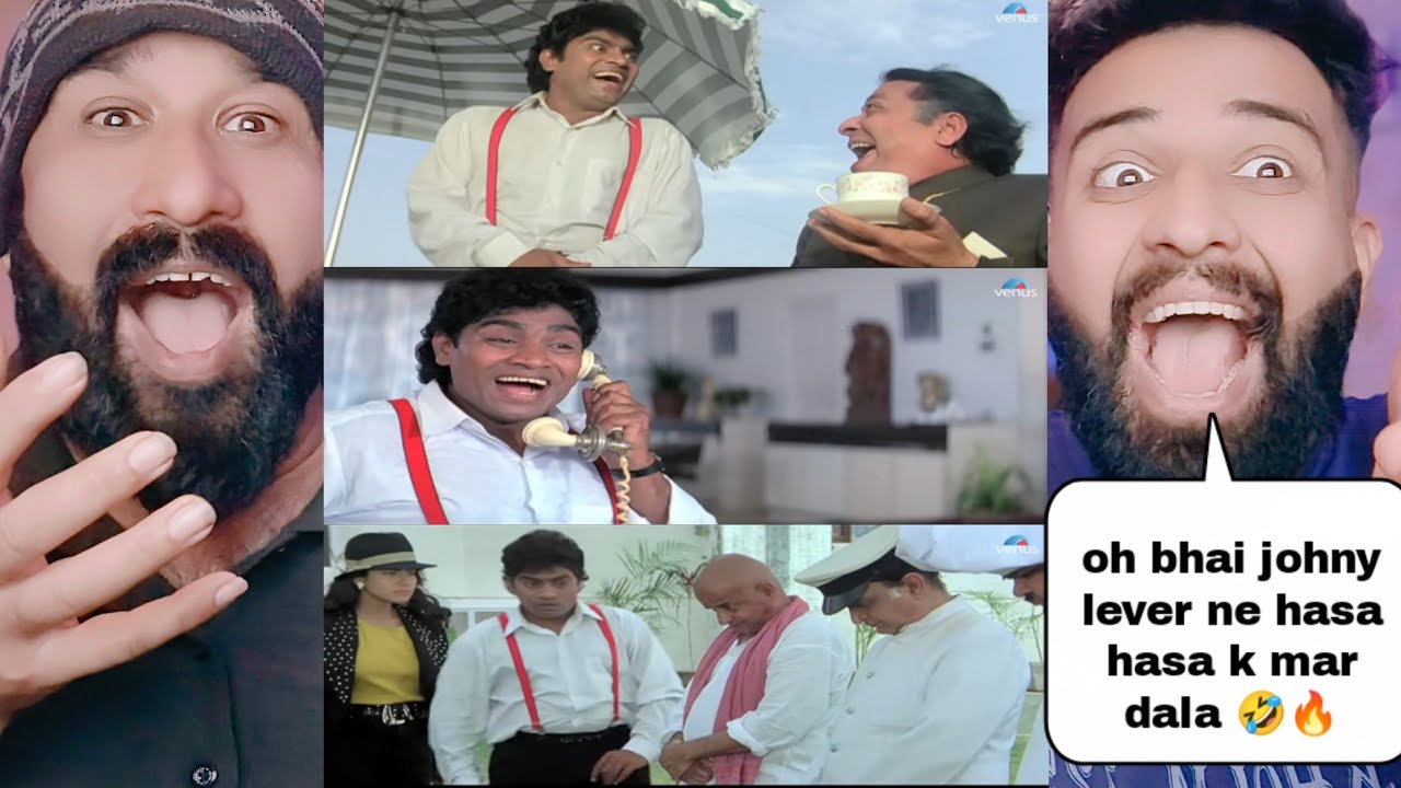 Baazigar Movie | Johny lever Hilarious Comedy Scene | Pakistani Reaction |