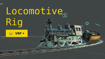 Rigging Tutorial Locomotive and Wagon Train in Blender 4.x