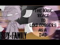 The wise react to loid forger as a father || Forger family || Spy x family react