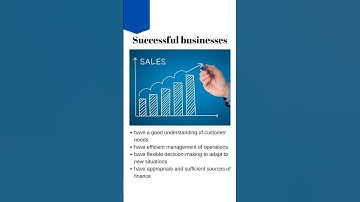 Business success and failure I AS & A Level Business (9609)