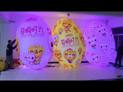 inflatable world inflatable tumbler with LED strip and music