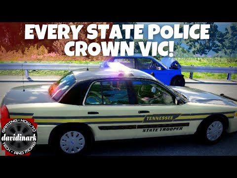 BeamNG Drive - EVERY State Police CROWN VIC! BeamNG Drive mods