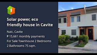 Solar power, eco friendly house in Cavite