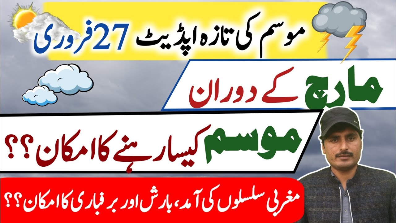 Weather Forecast for March 2026 in Pakistan || Crop and Weather 