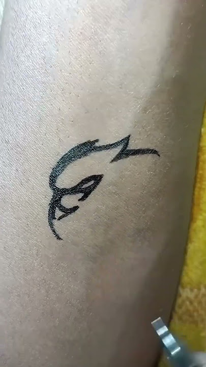 How to make tiger tattoo on hand with pen #shorts #trending