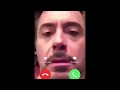 Tony Stark FaceTimes bird girl | (Dank Meme)