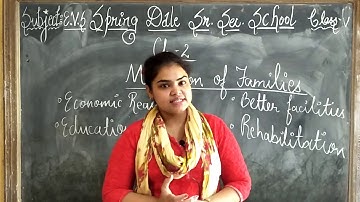 Class-5 Subject-E.V.S Ch-2 Migration of Families