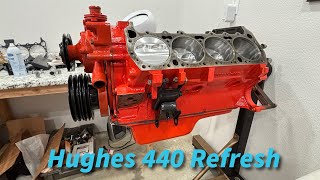 Hughes Engines 440 Short Block Build #mopar #engine