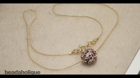 How to Use Beading Chain and Beading Chain End Caps