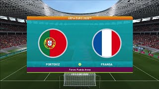 Portekiz vs Fransa | Türkçe Spiker | EURO 2020 GROUP F | PES 2021