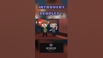 INTROVERT PEOPLE  !  ||#notyourtype #animation #shorts #rgbucketlist