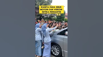 momen lucu ketika pada baper saat melihat pengantin ciuman ‼️ #ngakak #lucu #nikah #pengantinviral