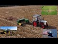 DAVID BROWN 995 WORKING SQUARE BALER, CATTLE MOVING AND MORE....